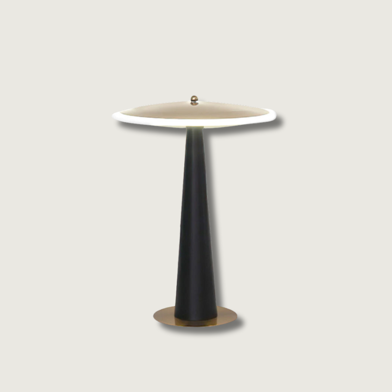 Warm Copper Table Lamp with Soft Glow Lighting - Lusomart