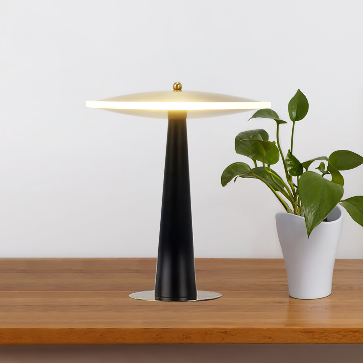 MetalAura – Copper Drum Table Lamp 1