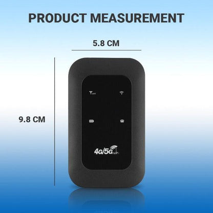 MiFi Device UK - Wireless 4G 5G LTE Mobile Hotspot Router Unlocked-WiFi Portable MiFi Broadband 3
