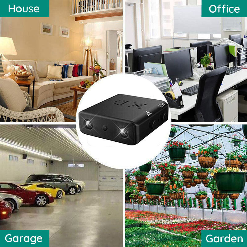 Compact 1080p Wireless Home Security Camera with Audio