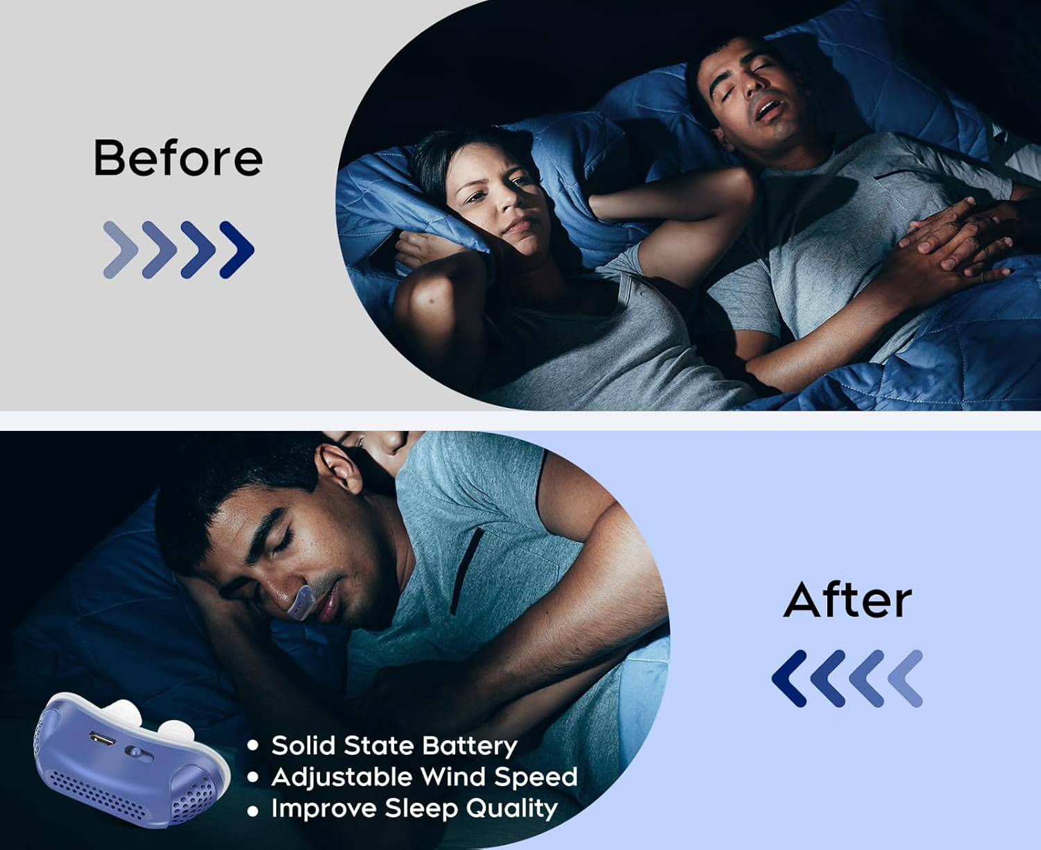 Micro CPAP sleep apnea machine for travel and anti-snoring - CPAP alternative 7