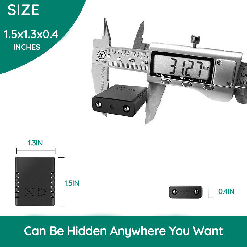 Compact HD Security Camera with Night Vision 1080P Audio