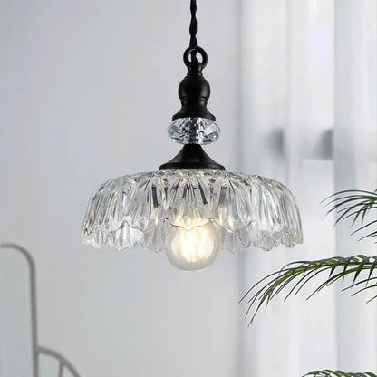 Classic Glass Hanging Kitchen Light Fixture