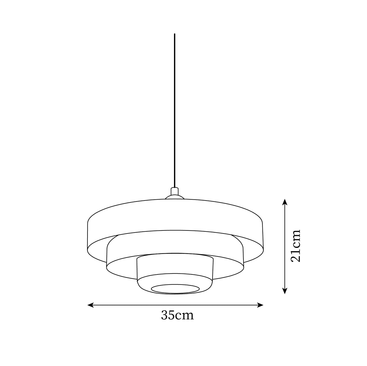 Industrial Style Metal Pendant Light