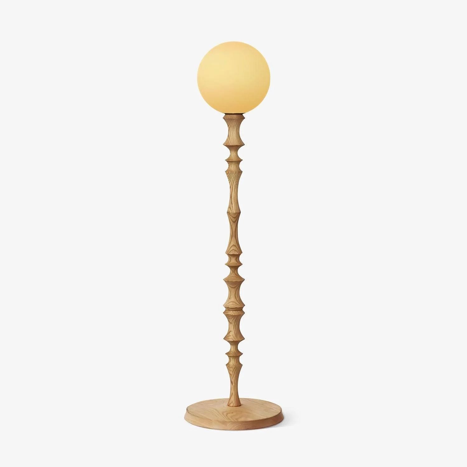MifolaWood | Stylish Modern Fabric Floor Lamp with Natural Elegance 1