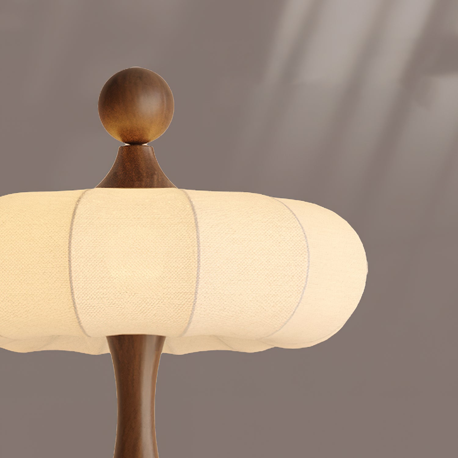 MifolaWood | Stylish Modern Fabric Floor Lamp with Natural Elegance 6