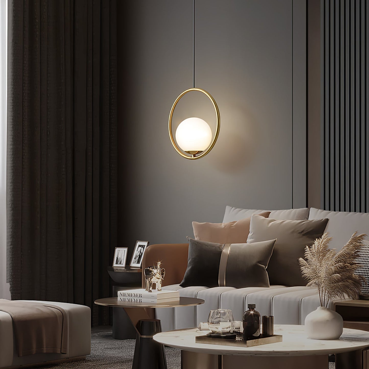 Sleek Contemporary Pendant Light With Simple Style