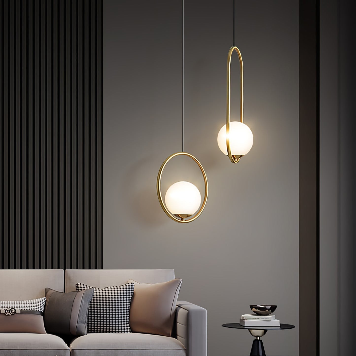 Sleek Contemporary Pendant Light With Simple Style