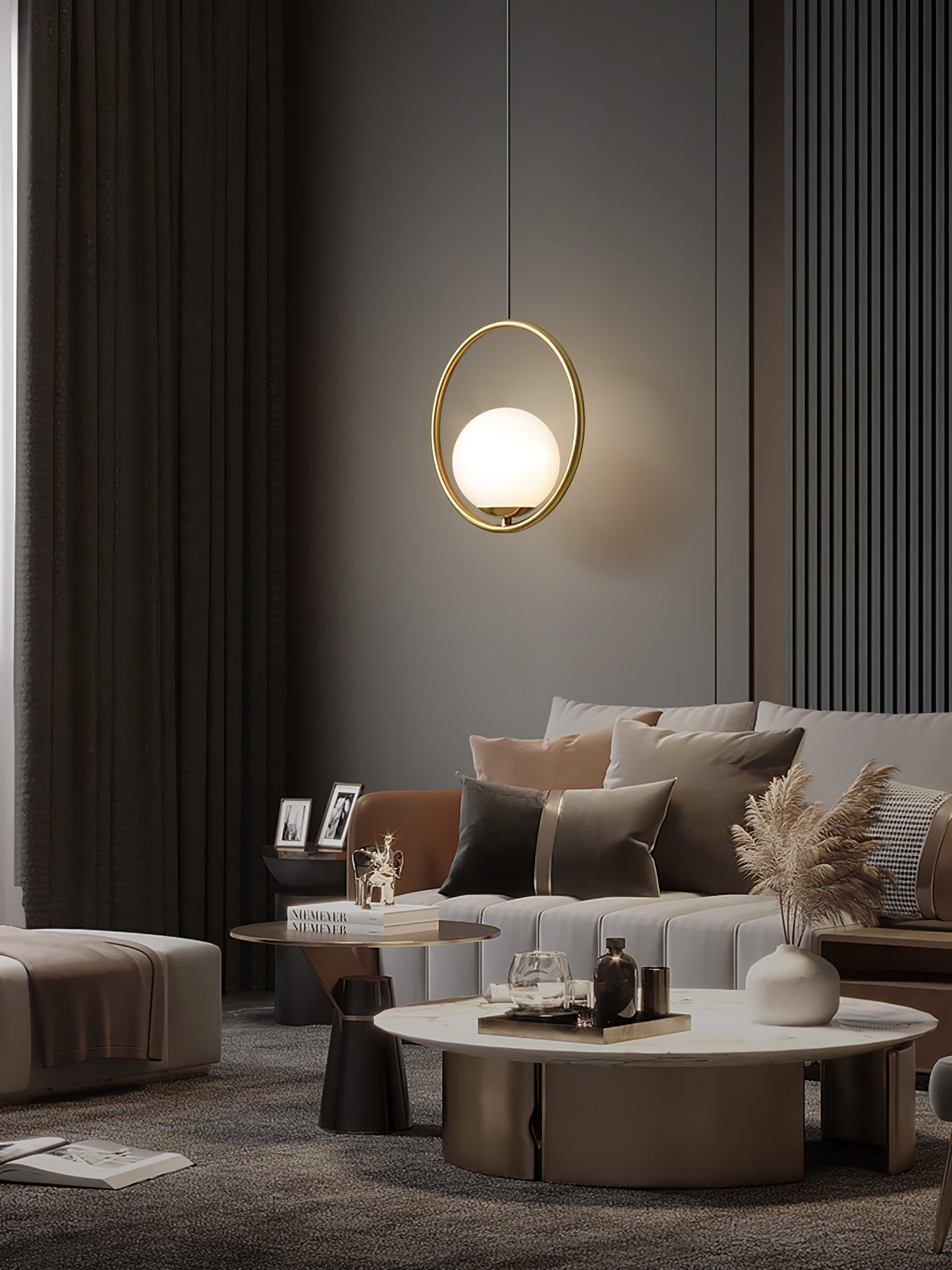 Sleek Contemporary Pendant Light With Simple Style