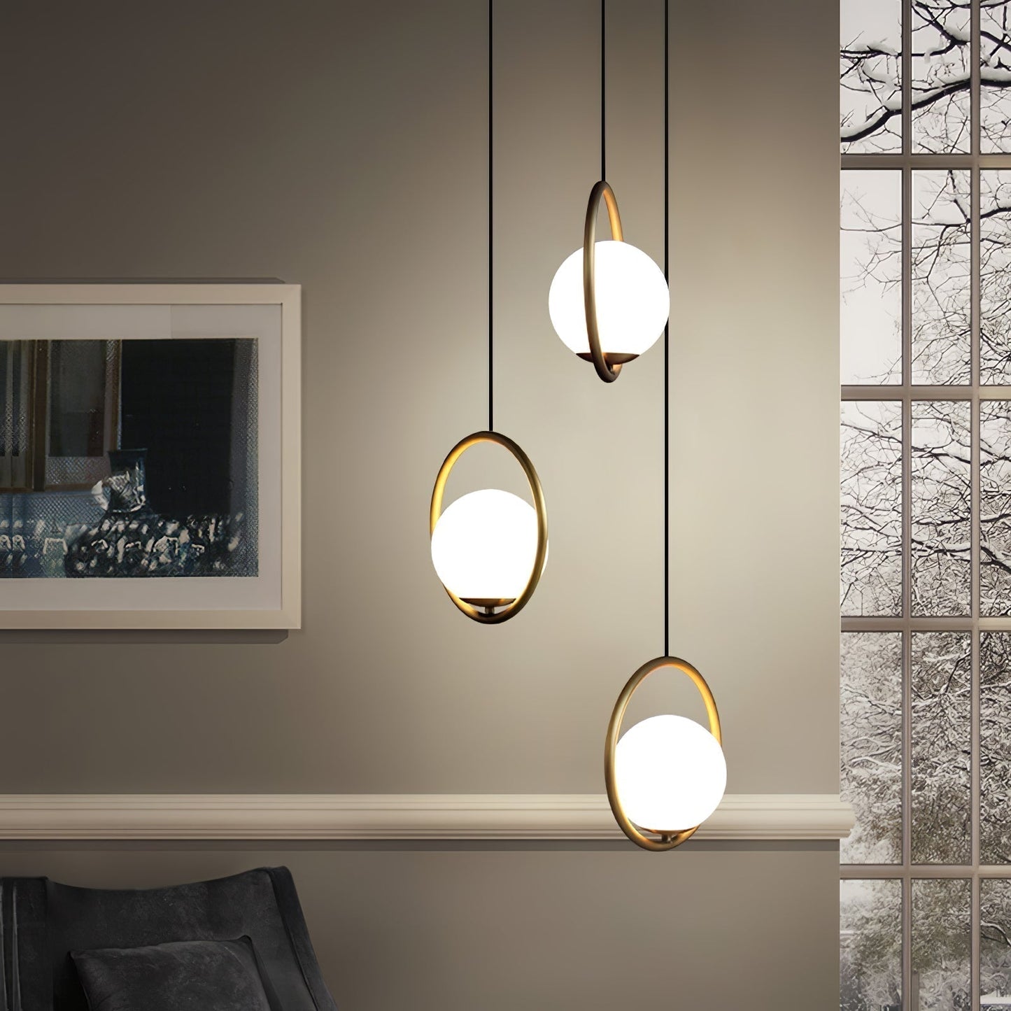 Sleek Contemporary Pendant Light With Simple Style