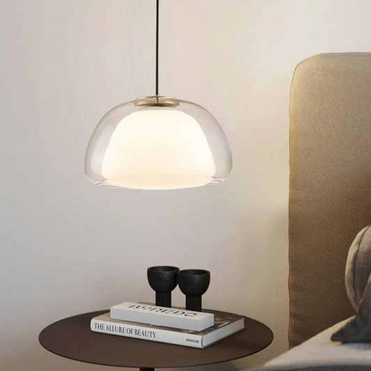 Stylish Two Tier Glass Pendant Lighting - Lusomart