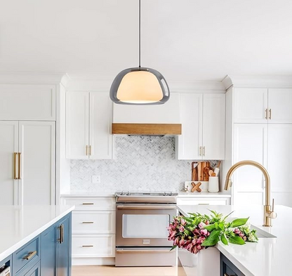 Stylish Two Tier Glass Pendant Lighting