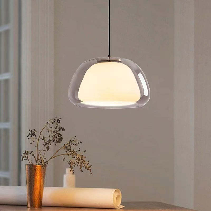 Stylish Two Tier Glass Pendant Lighting