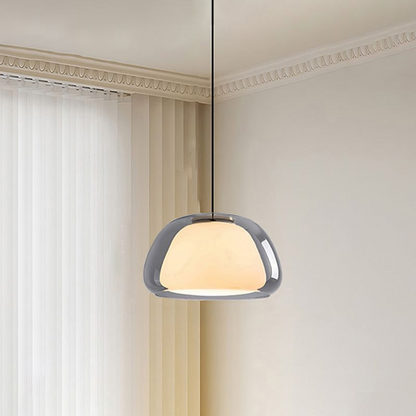 Stylish Two Tier Glass Pendant Lighting