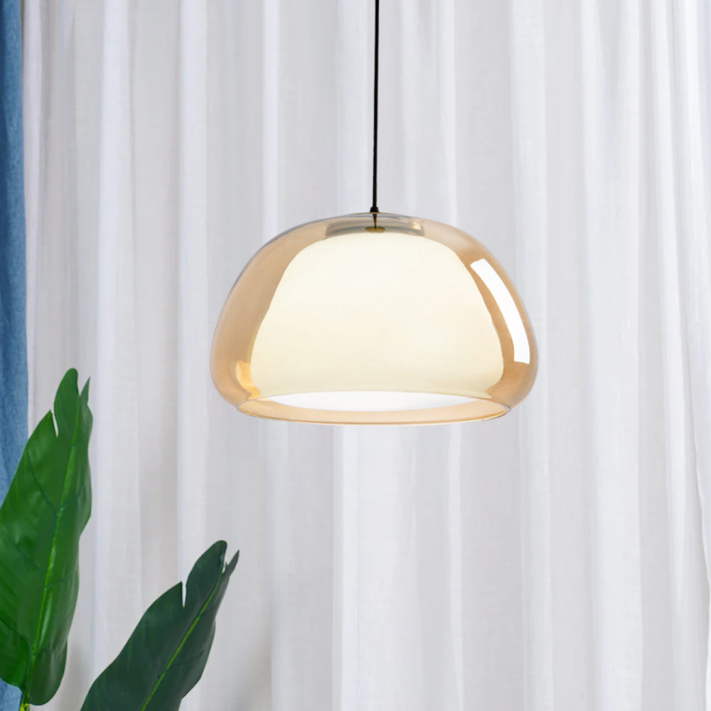 Stylish Two Tier Glass Pendant Lighting