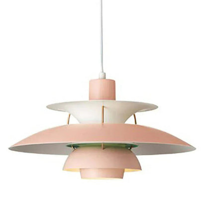 Vibrant Multi Tiered Glass Pendant Light