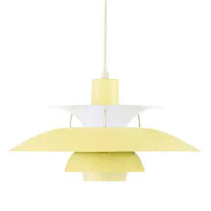 Vibrant Multi Tiered Glass Pendant Light