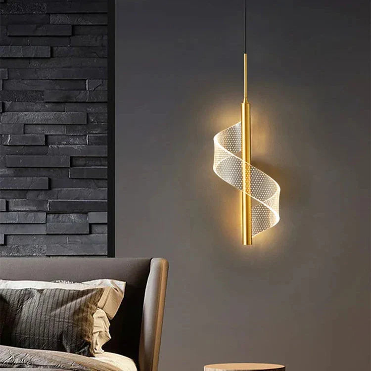 Stylish Spiral Hanging LED Light