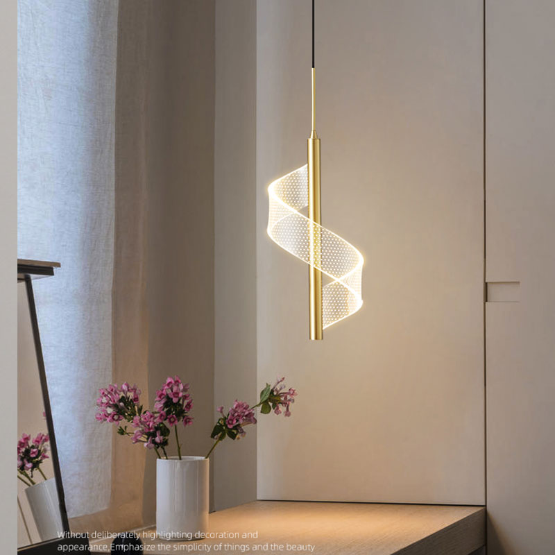 Stylish Spiral Hanging LED Light