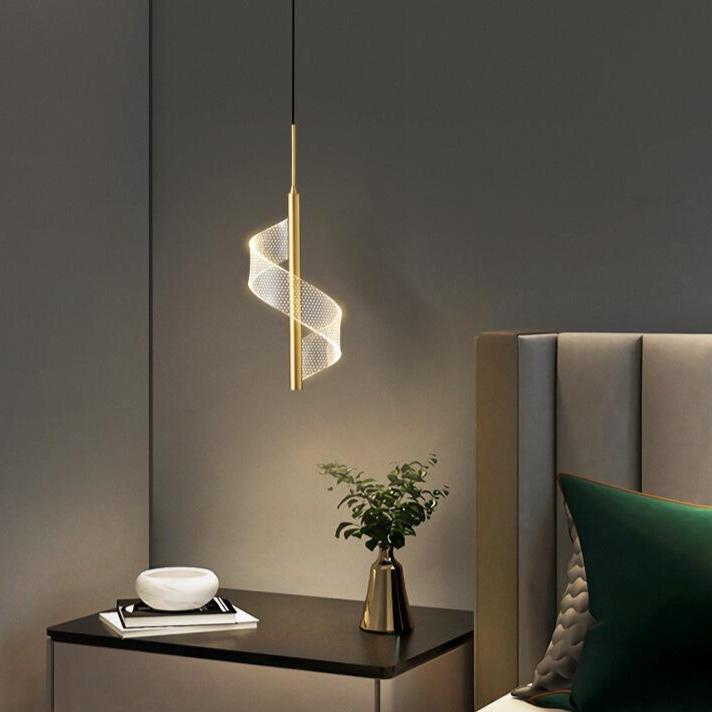 Stylish Spiral Hanging LED Light