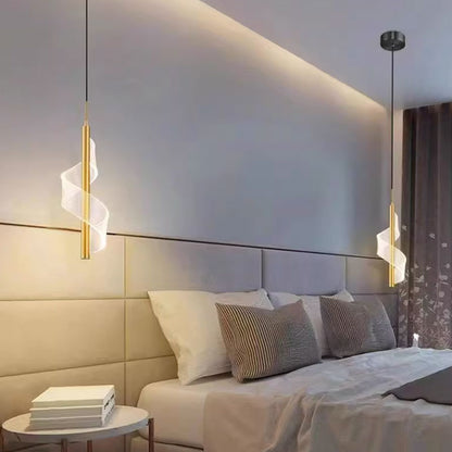 Stylish Spiral Hanging LED Light