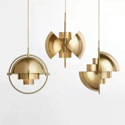 Spherical 3D Pendant Ceiling Light