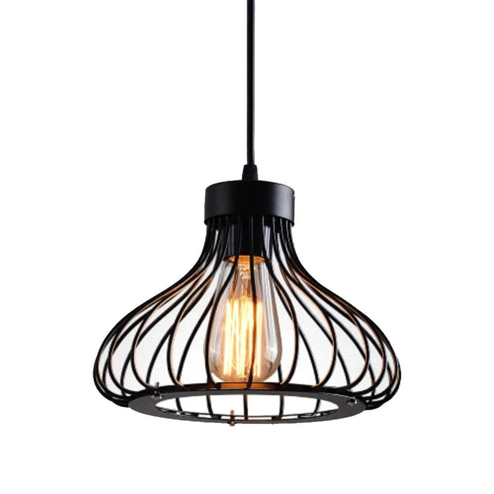 Edgy Metal Cage Hanging Lamp - Lusomart