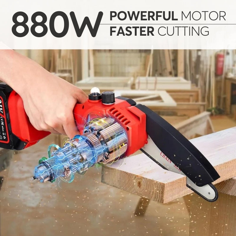Portable Powerful Battery Chainsaw