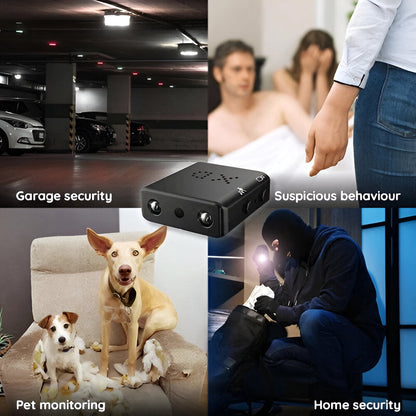 Small HD Security Camera Motion Detector Recorder