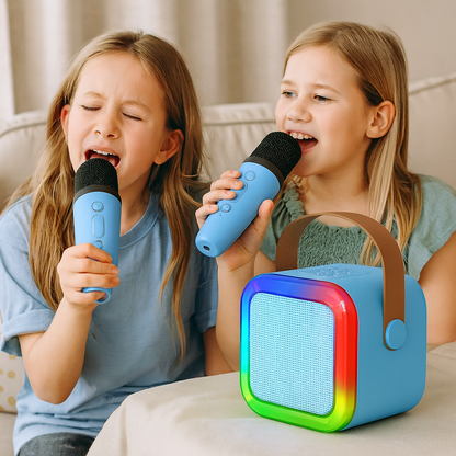 Fun Portable Karaoke System Bluetooth Speaker Microphone
