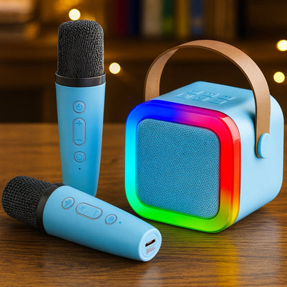 Fun Portable Karaoke System Bluetooth Speaker Microphone
