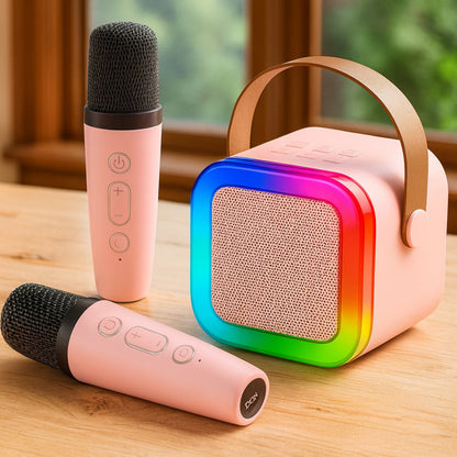 Fun Portable Karaoke System Bluetooth Speaker Microphone