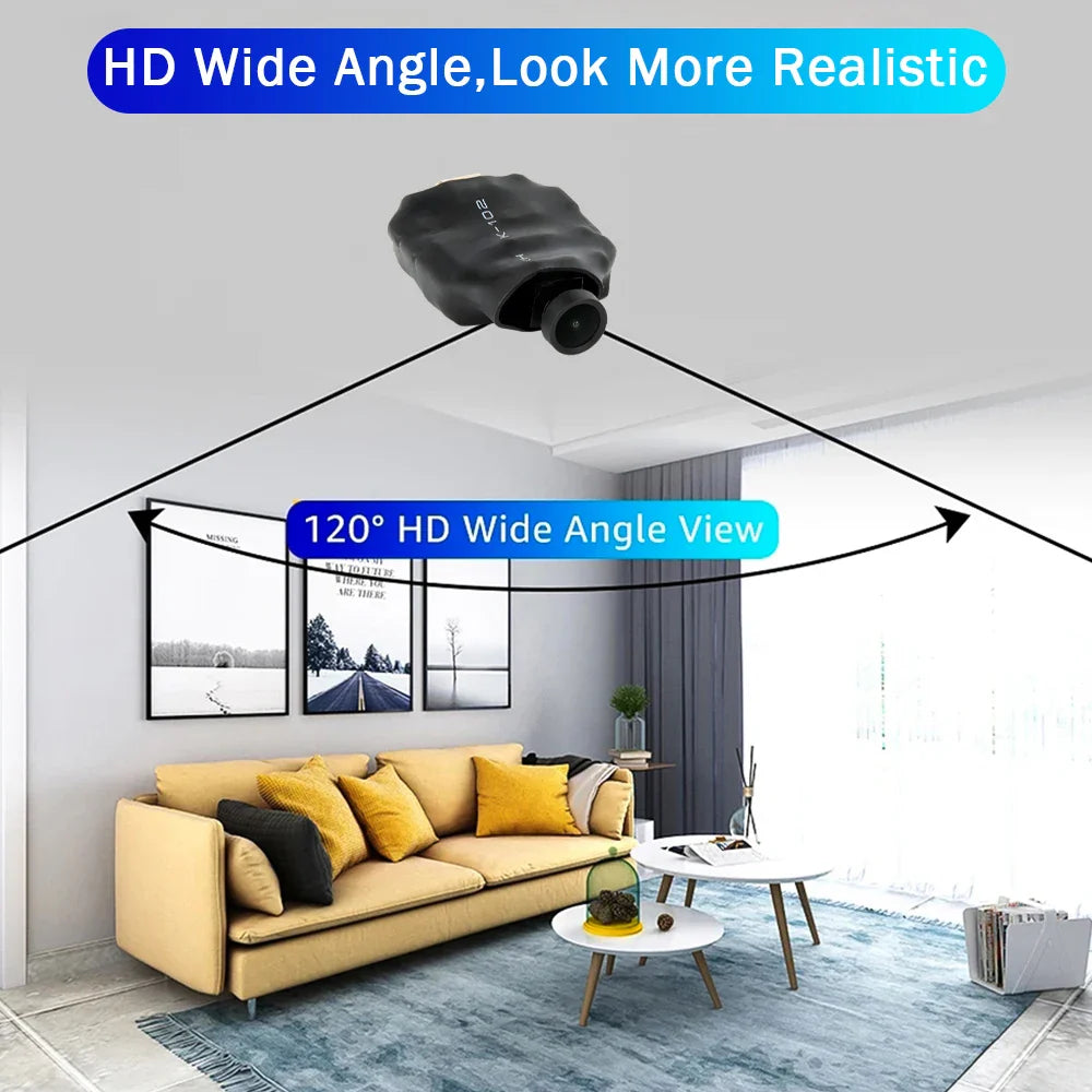 Compact WiFi Home Security Camera System