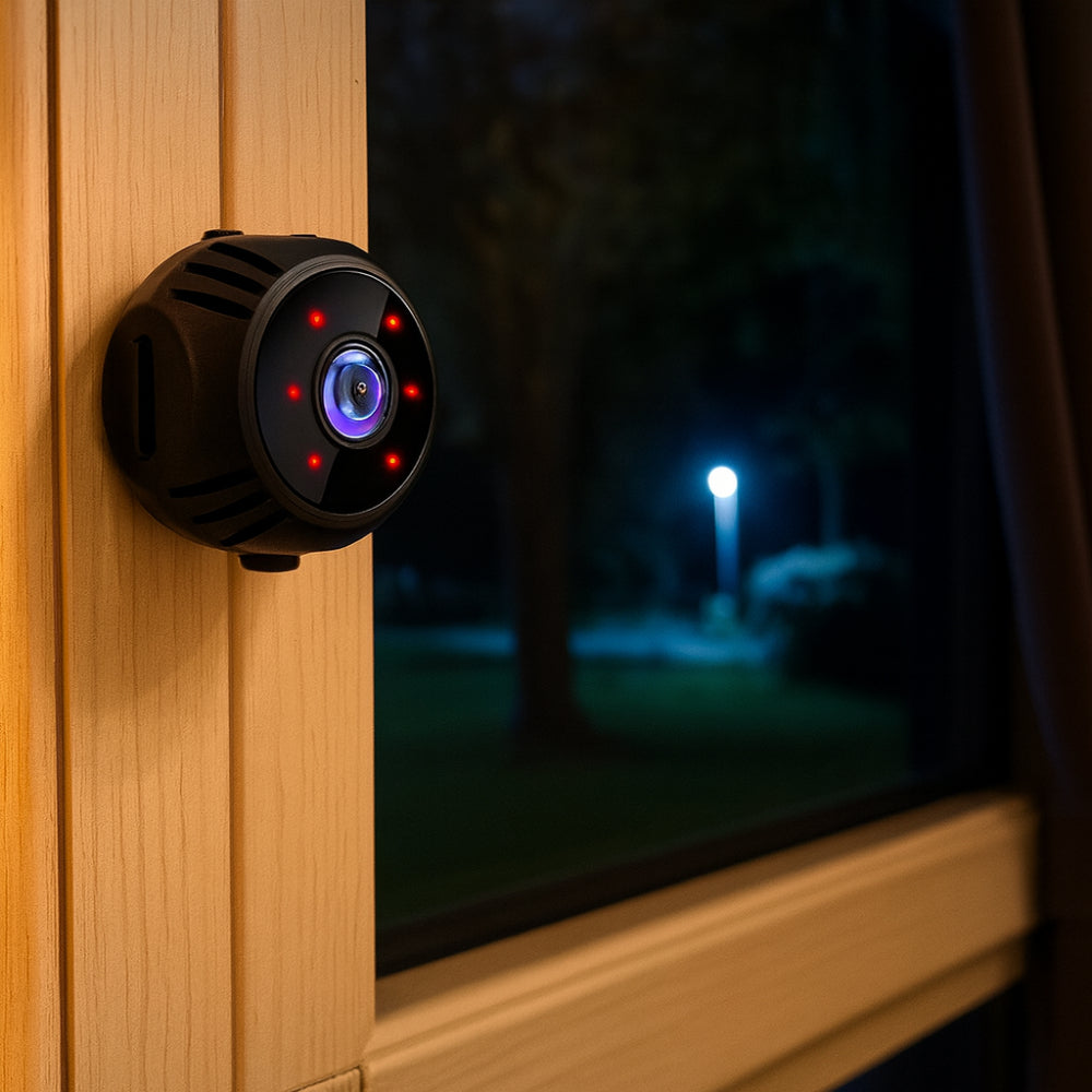 Compact WiFi Home Security Camera with Night Vision - Lusomart