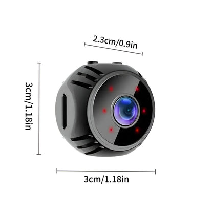 Compact WiFi Home Security Camera with Night Vision