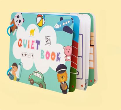 Mini Activity Book for Kids - Interactive Creative Learning and Motor Skills - Safe Cardboard, Suitable for Ages 3 and Up, 20 Themes 6