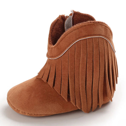 Comfy Kids Western Boots with Grip Soles and Soft Insoles - Lusomart