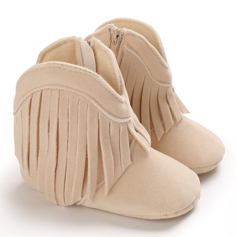 Mini Cowboy Boots for Girls with Non-Slip Sole and Soft Lining - Comfy Adventure Shoes 11