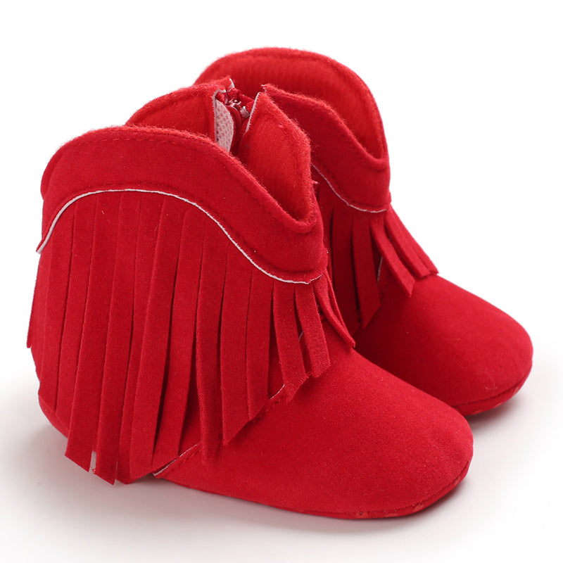 Mini Cowboy Laarzen voor Meisjes met Antislipzool en Zachte Voering - Comfortabele Avontuurlijke Schoenen 8
