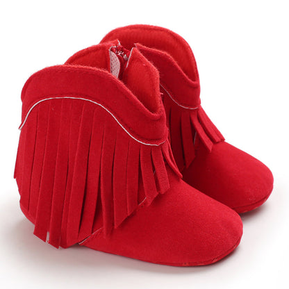 Mini Cowboy Laarzen voor Meisjes met Antislipzool en Zachte Voering - Comfortabele Avontuurlijke Schoenen 8