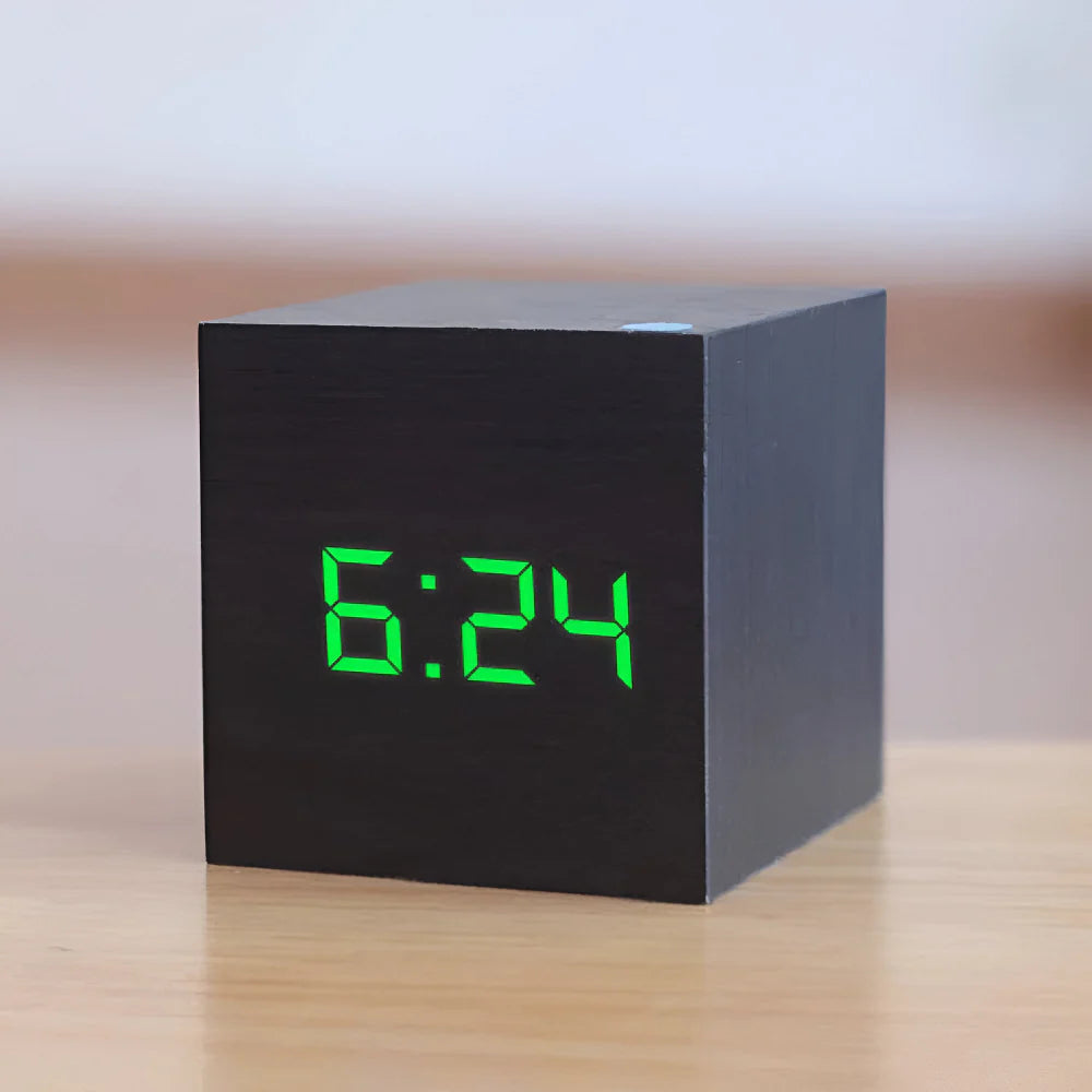 Compact LED Digital Square Clock