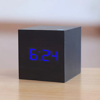 Compact LED Digital Square Clock