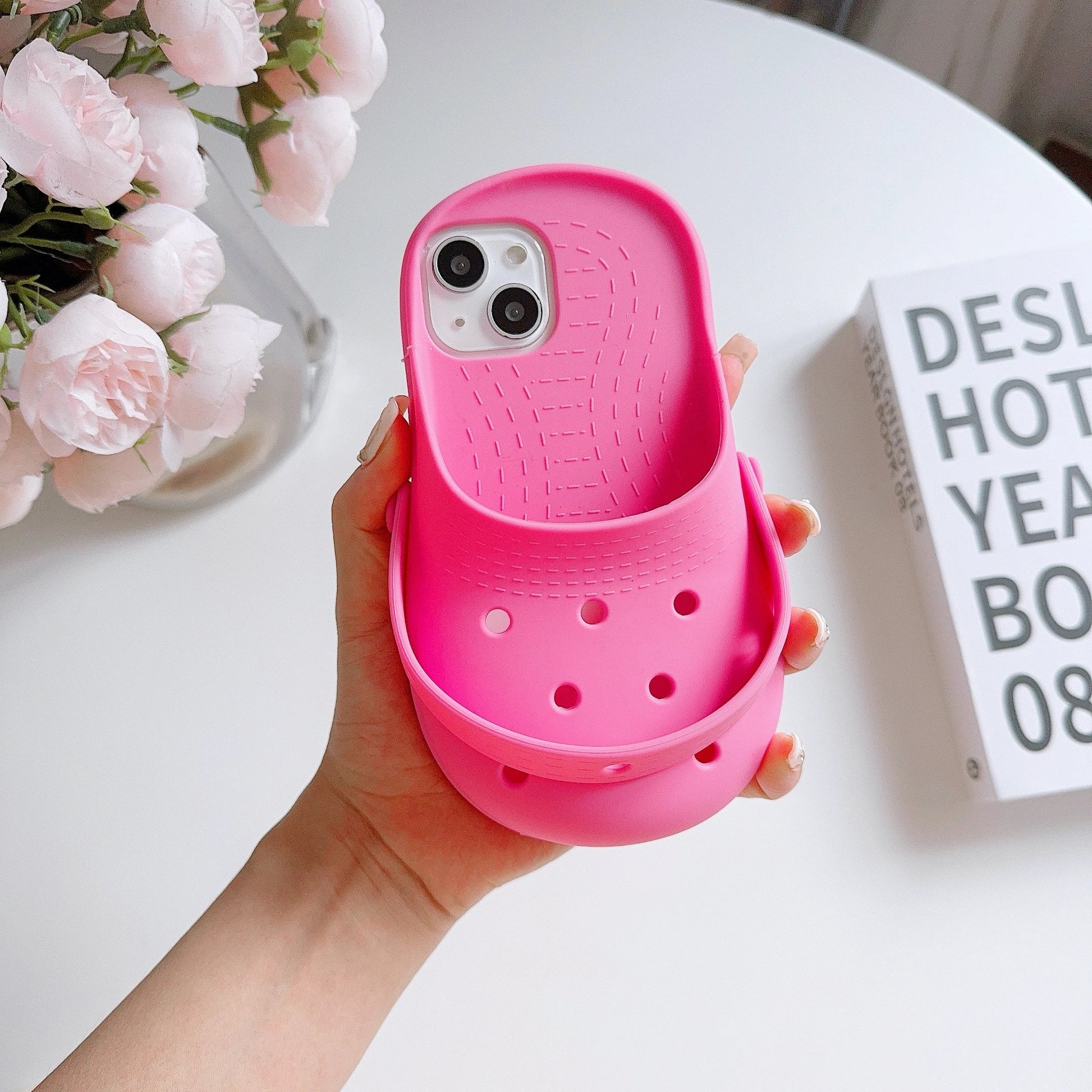 Mini Slippers | Shockproof iPhone Case with Unique Design – Durable Silicone Protection for Fun Style 4