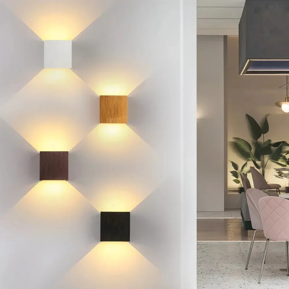 Minimalist Wall Sconce Lighting Elegant Aluminium Iron Design 2