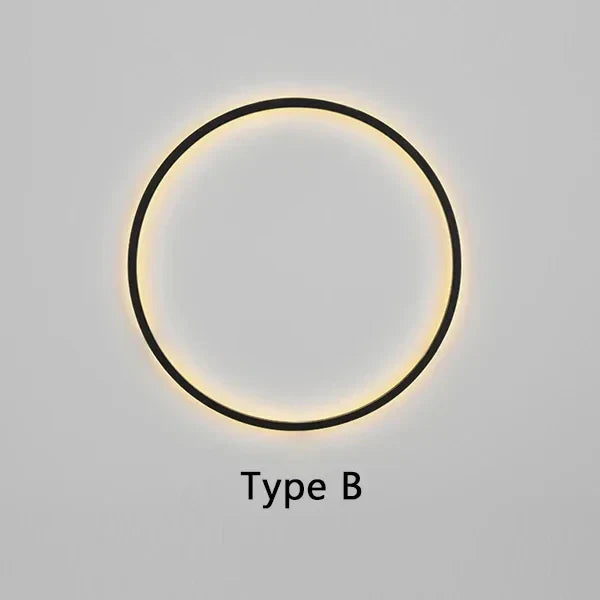 Simple Round Wall Mount Lamp