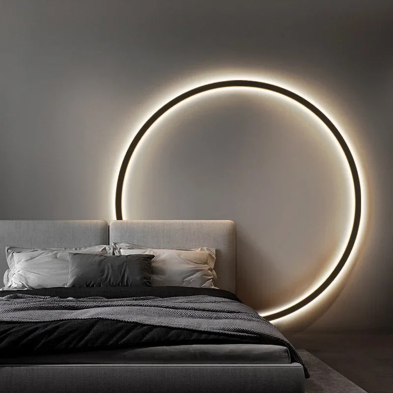 Simple Round Wall Mount Lamp
