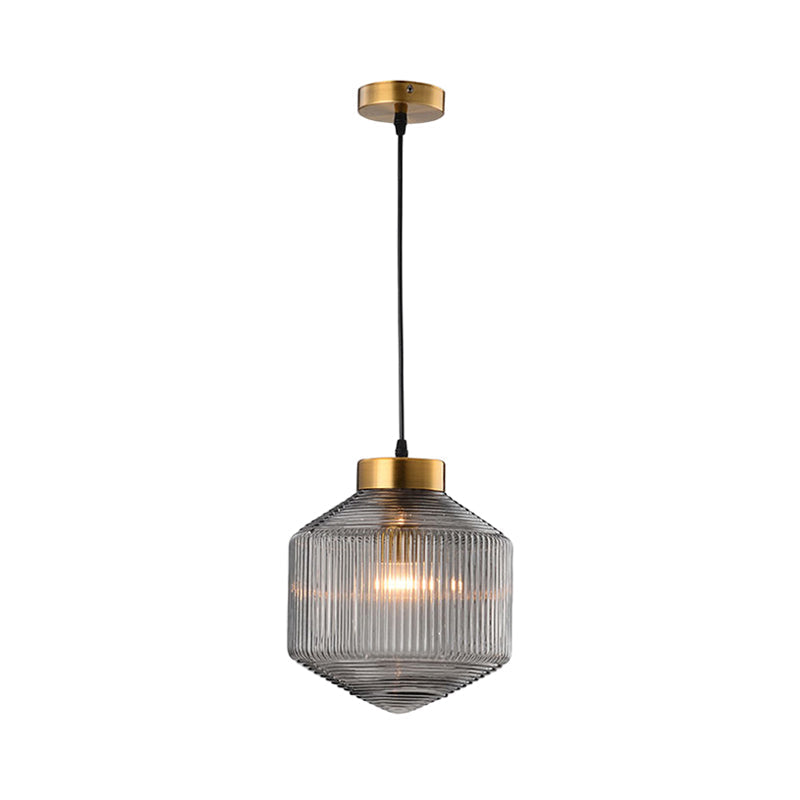 Classic Textured Glass Hanging Light - Lusomart
