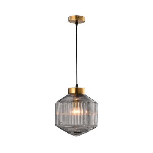 Classic Textured Glass Hanging Light - Lusomart