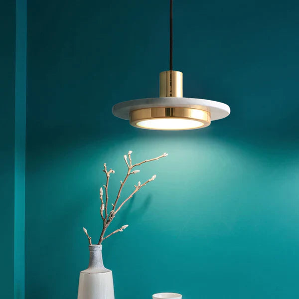Simple Stone Hanging LED Light