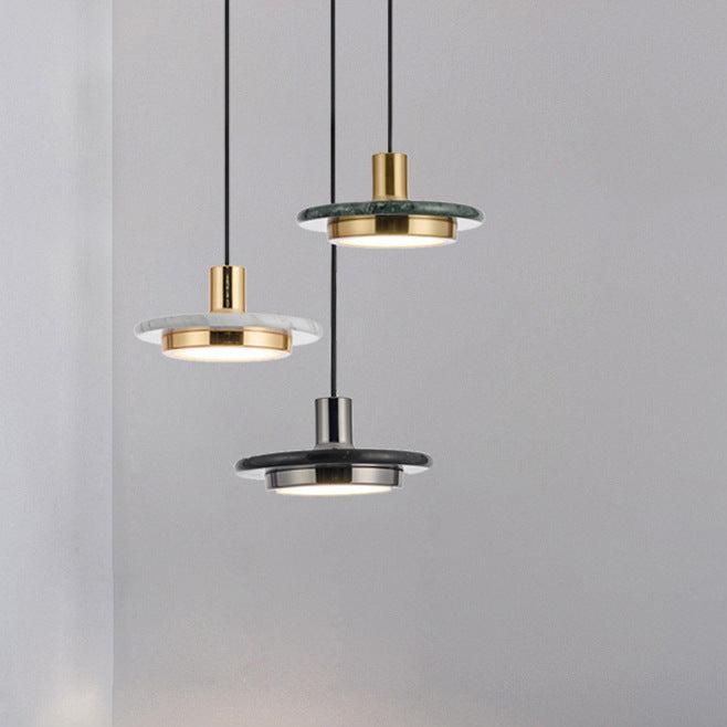 Simple Stone Hanging LED Light